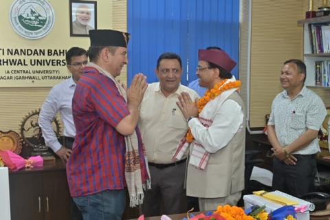Prof. Sri Prakash Singh assumed the Office of Vice-Chancellor