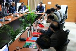 माननीय श्री रमेश पोखरियाल निशंक जी, भारत के मानव संसाधन विकास मंत्री की अध्यक्षता में भारतीय हिमालय के केंद्र पोषित विश्वविद्यालयों के संघ की पहली बैठक